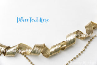 Evaluating the Golden Desktop Festive Stock Photo for Your Content Needs