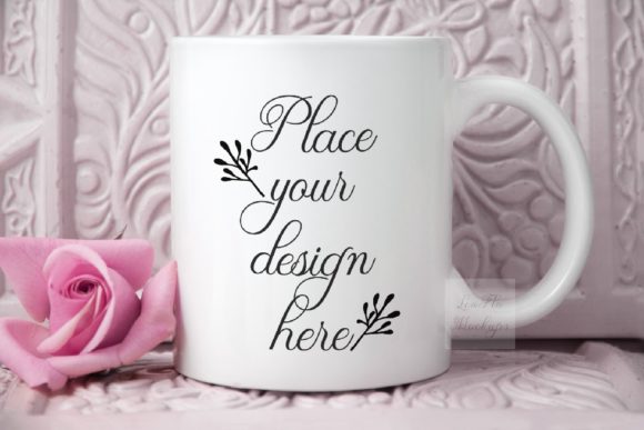 Romantic Valentine s Coffee Mug Mockup