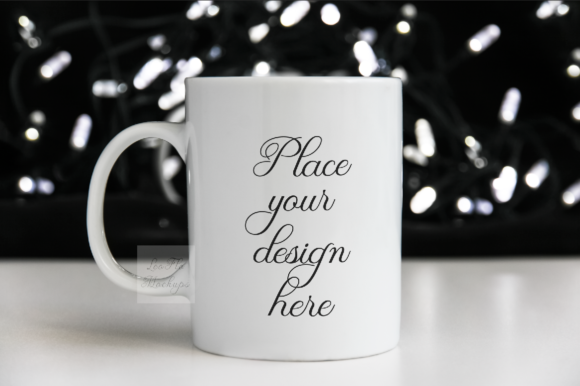 White Coffee Mug Mockup Bokeh: Elevate Visual Storytelling for Modern Brands